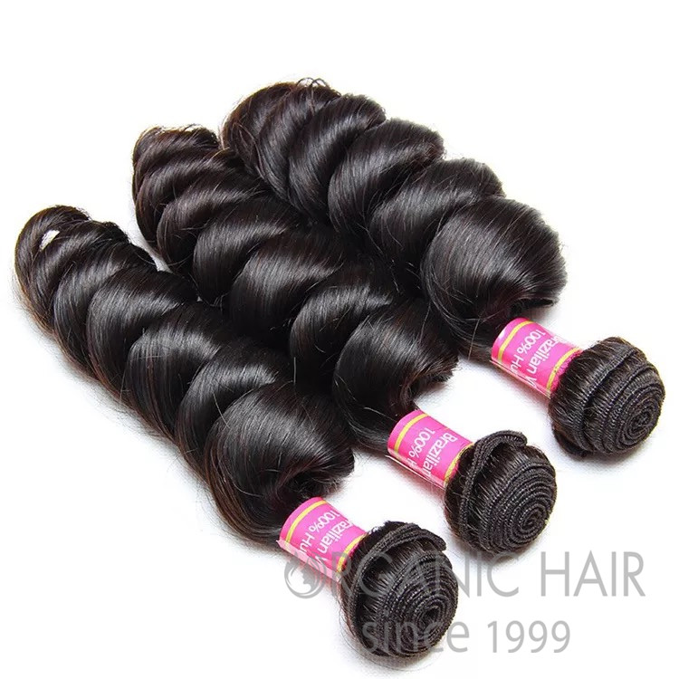 Brazilian loose wave 18 inch hair extensions